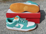 Authentic Nike Dunk Low Turquoise Orange