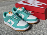 Authentic Nike Dunk Low Turquoise Orange