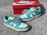 Authentic Nike Dunk Low Turquoise Orange