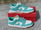Authentic Nike Dunk Low Turquoise Orange