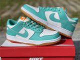 Authentic Nike Dunk Low Turquoise Orange