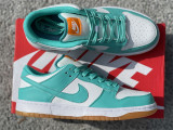 Authentic Nike Dunk Low Turquoise Orange