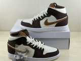 Authentic Air Jordan 1 Mid “Brown Basalt”