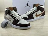 Authentic Air Jordan 1 Mid “Brown Basalt”