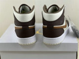 Authentic Air Jordan 1 Mid “Brown Basalt”