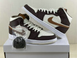 Authentic Air Jordan 1 Mid “Brown Basalt”