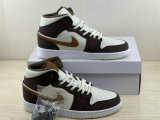 Authentic Air Jordan 1 Mid “Brown Basalt”