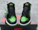 Authentic Air Jordan 1 High OG Black/Green/White GS