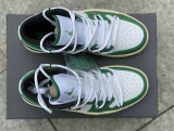 Authentic Air Jordan 1 Low White Green GS