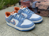 Authentic Nike Dunk Low Light Blue/Orange