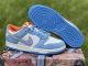 Authentic Nike Dunk Low Light Blue/Orange