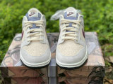 Authentic Nike Dunk Low Grey/Wine Red