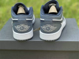 Authentic Air Jordan 1 Low Navy/White GS