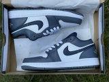 Authentic Air Jordan 1 Low Navy/White GS