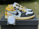 Authentic Air Jordan 1 Low Yellow/White/Black GS