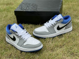 Authentic Air Jordan 1 Low “True Blue” GS