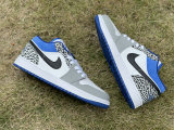 Authentic Air Jordan 1 Low “True Blue” GS