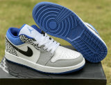 Authentic Air Jordan 1 Low “True Blue” GS