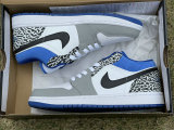 Authentic Air Jordan 1 Low “True Blue” GS