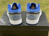 Authentic Air Jordan 1 Low “True Blue” GS
