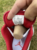 Authentic Air Jordan 1 Low Light Smoke Grey/White-Gym Red GS