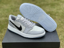 Authentic Air Jordan 1 Low GS Golf “Wolf Grey”