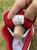 Authentic Air Jordan 1 Low Light Smoke Grey/White-Gym Red GS