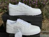 Authentic Air Jordan 1 Low GS Golf “Triple White”