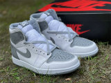 Authentic Air Jordan 1 High OG Grey/White