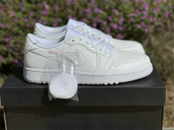 Authentic Air Jordan 1 Low GS Golf “Triple White”