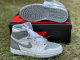 Authentic Air Jordan 1 High OG Grey/White GS