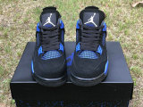 Authentic Air Jordan 4 Blue/Black