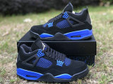 Authentic Air Jordan 4 Blue/Black