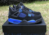 Authentic Air Jordan 4 Blue/Black