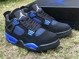 Authentic Air Jordan 4 Blue/Black