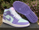Authentic Air Jordan 1 Mid “Purple Pulse”