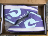 Authentic Air Jordan 1 Mid “Purple Pulse”