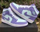 Authentic Air Jordan 1 Mid “Purple Pulse”