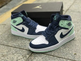 Authentic Air Jordan 1 Mid “Blue Mint”