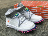 Authentic Off-White x Nike Air Force 1 Mid White/Clear-White