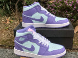 Authentic Air Jordan 1 Mid “Purple Pulse”