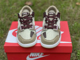 Authentic Nike Dunk Scrap Tan/Brown/Cream/Deep Re/Pink