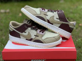Authentic Nike Dunk Scrap Tan/Brown/Cream/Deep Re/Pink