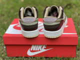 Authentic Nike Dunk Scrap Tan/Brown/Cream/Deep Re/Pink