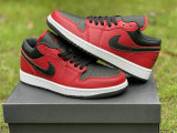 Authentic Air Jordan 1 Low Red/Black/White