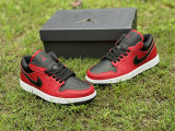 Authentic Air Jordan 1 Low Red/Black/White