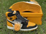 Authentic Air Jordan 1 High OG “Yellow Toe”