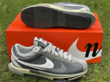Authentic Sacai x Nike Cortez Grey/White