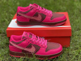 Authentic Nike Dunk Low Team Red/Pink Prime