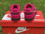 Authentic Nike Dunk Low Team Red/Pink Prime